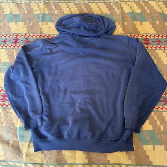 Vintage Carhartt Blue Zip-Up Hoodie Size L - Picture 5 of 7